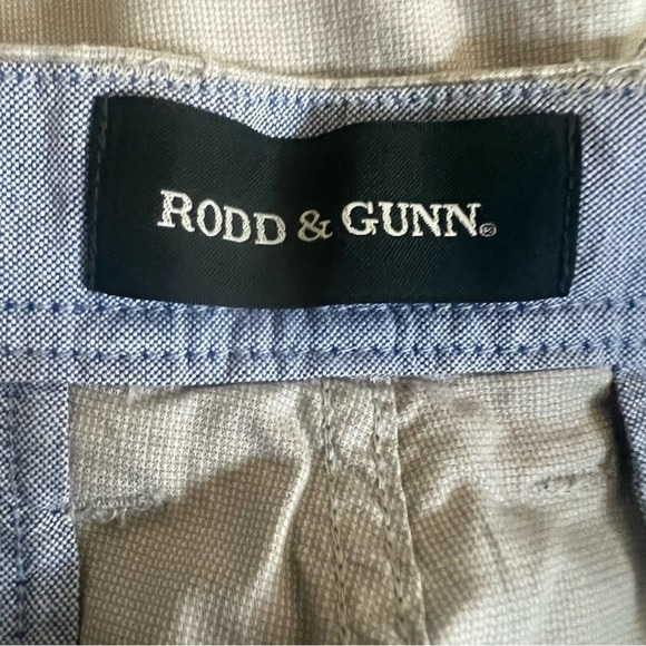 Rodd & Gunn Slim Fit Chino Shorts Size 40 Gray Italy - Picture 4 of 7